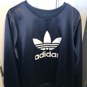 Adidas Navy blue crew neck